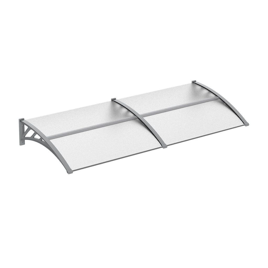 DodiOnline Door Canopy Awning Outdoor Window Rain Shelter Cover for Front/Back Door Porch Clear 196 x 75cm